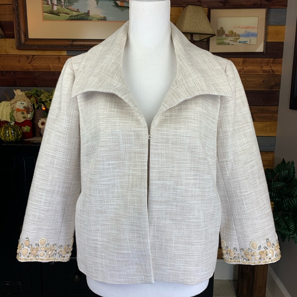 Talbots Linen Jacket